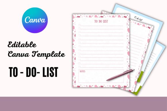 Download Printable to Do List Editable Template - Editable Collection