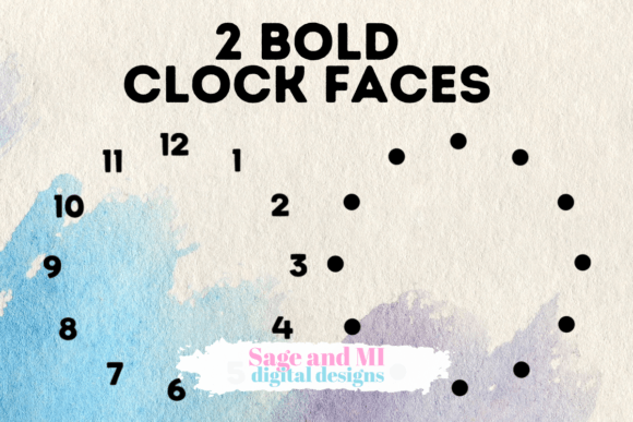 Download 2 Clock Faces on Transparent Backgrounds - Premium Resources
