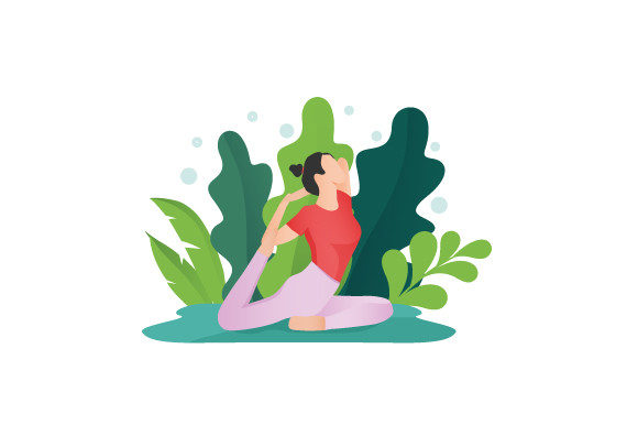 Download Beautiful Girl Practice Yoga Meditation - Premium Bundle
