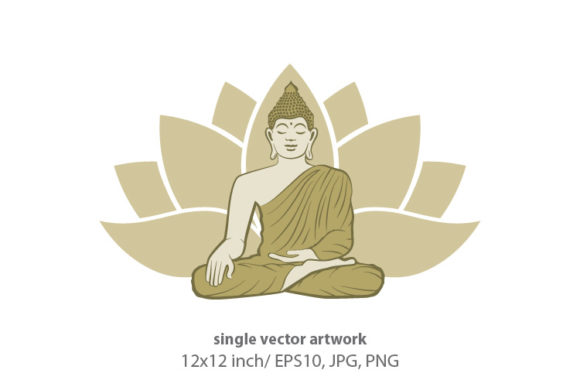 Download Buddhism and Meditation - Vector - Meditation Collection