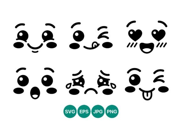 Download Vector Emoji Faces - Faces Collection